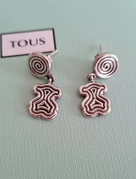 Aretes TOUS plata - Imagen 2