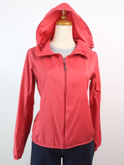 UNIQLO Coral Full Zip Hooded Windbreaker (talla Small) - Imagen 7