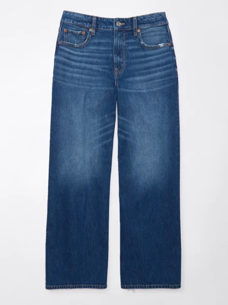 Super High rise baggy wide leg ankle American eagle (talla 2 26W) - Imagen 2