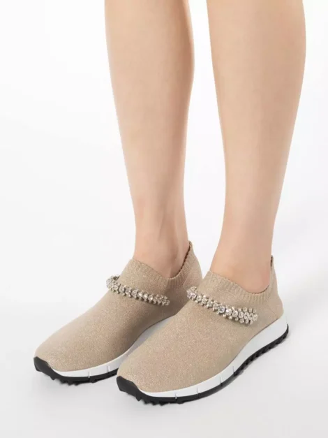 Jimmy Choo Beige Verona Sneakers (talla 6) - Imagen 9