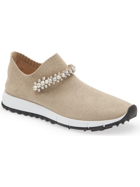 Jimmy Choo Beige Verona Sneakers (talla 6) - Imagen 4