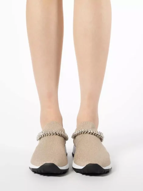 Jimmy Choo Beige Verona Sneakers (talla 6) - Imagen 5