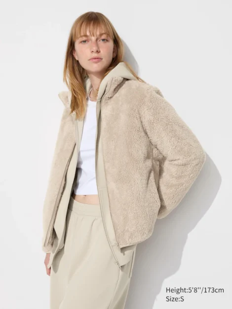 Fluffy Fleece Full-Zip Jacket UNIQLO (talla M)