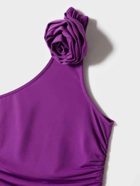 Blusa one shoulder MANGO (talla small) - Imagen 4