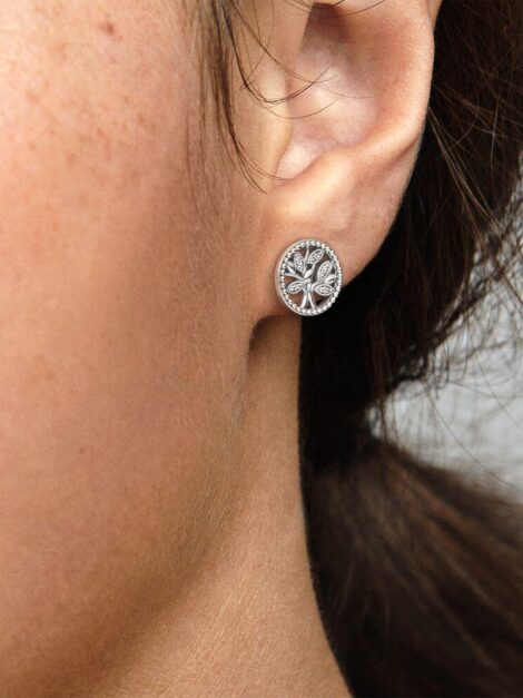 Aretes Pandora árbol de la vida