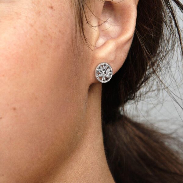 Aretes Pandora árbol de la vida