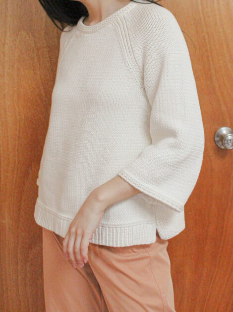 Loft Cream Knit Sweater (talla XS sirve a S/M)