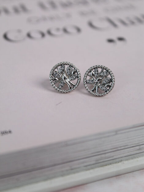 Aretes Pandora árbol de la vida - Imagen 4
