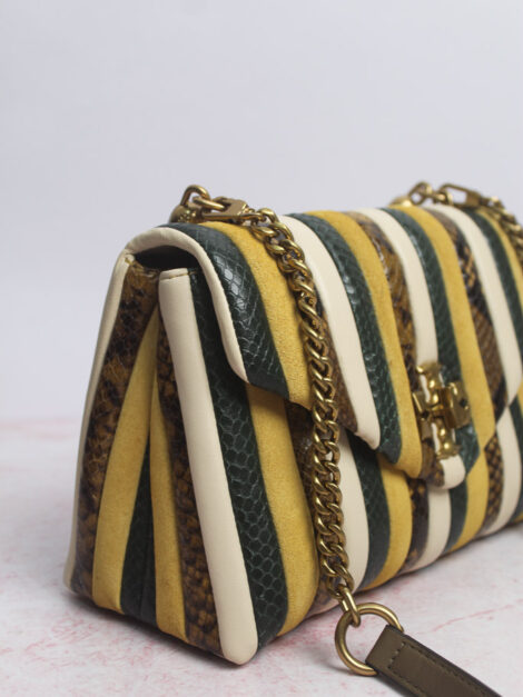 Tory Burch Kira Stripe Quilted - Imagen 11