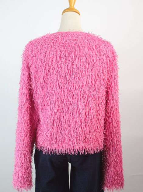 Blush Jacket With Fringe F21 (talla L parece S/M) - Imagen 2