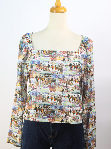 Blusa nueva BIMBA Y LOLA (talla M) - Imagen 4