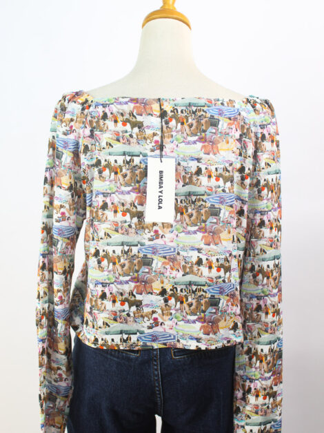 Blusa nueva BIMBA Y LOLA (talla M) - Imagen 3