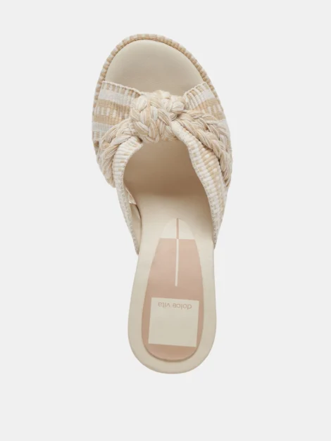 Brilah Heels Natural Multi Woven (Nuevos talla 8,5) - Imagen 6