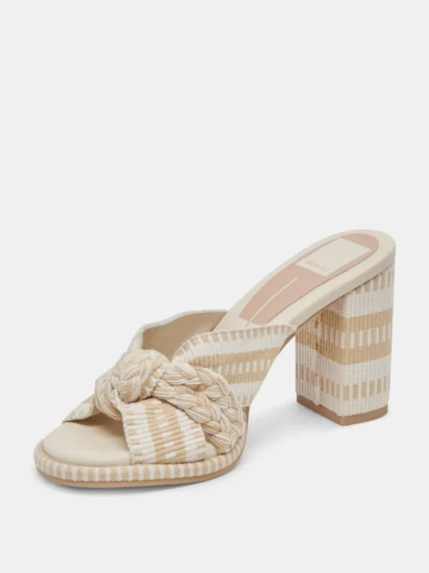 Brilah Heels Natural Multi Woven (Nuevos talla 8,5) - Imagen 2