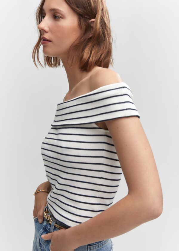 Off-the-shoulder Jersey Top MANGO (talla M parece S)