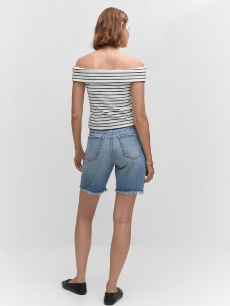 Off-the-shoulder Jersey Top MANGO (talla M parece S) - Imagen 2