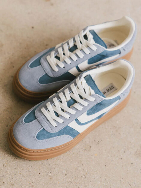 Steve Madden Dodge Platform Sneakers in blue nuevas (talla 6) - Imagen 3