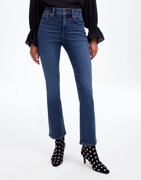 Tall Kick Out Crop Jeans Madewell nuevo (talla W28p)