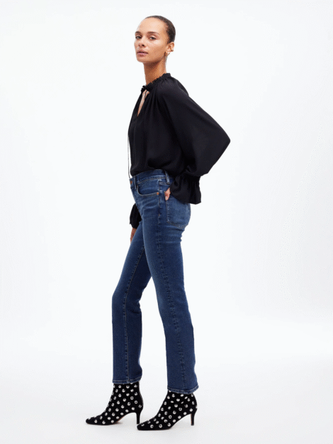 Tall Kick Out Crop Jeans Madewell nuevo (talla W28p) - Imagen 4
