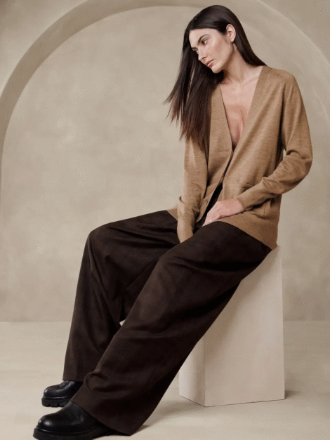 Long cardigan Banana Republic (talla small) - Imagen 4