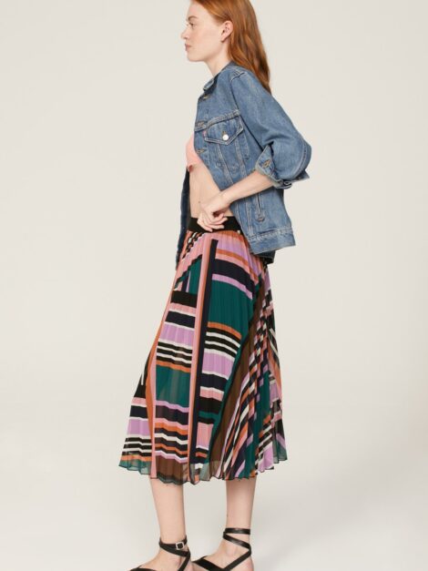 Ba&sh Pleated Mid-length Skirt (talla small) - Imagen 6