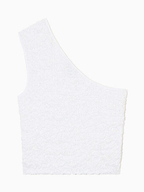 Quilted One Shoulder Tank Top Cos (talla small) - Imagen 5