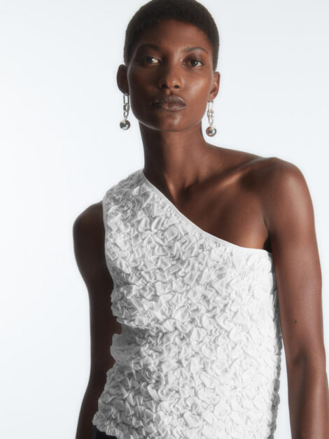 Quilted One Shoulder Tank Top Cos (talla small)