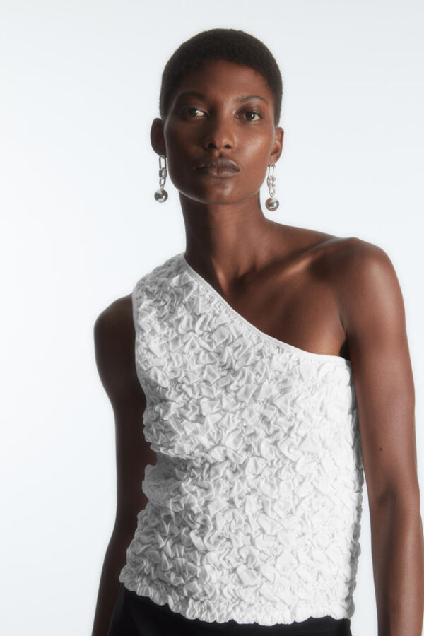 Quilted One Shoulder Tank Top Cos (talla small)
