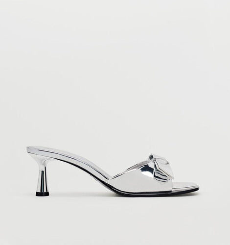 Zara Metallic heel Sandals (talla 36) - Imagen 7