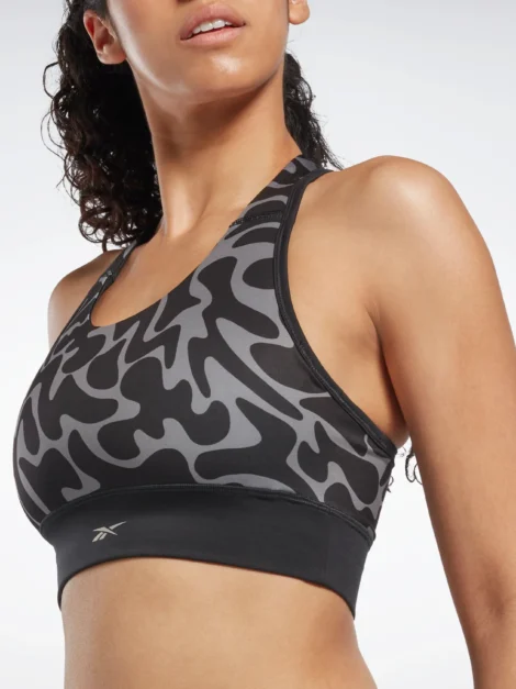 Reebok Damen Run All Over Print Sport bra nuevo (talla small)