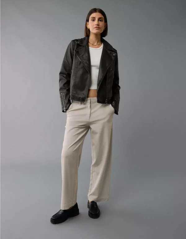 American Eagle Stretch High-Waisted Stovepipe Ankle Trouser nuevo (talla 2/26)