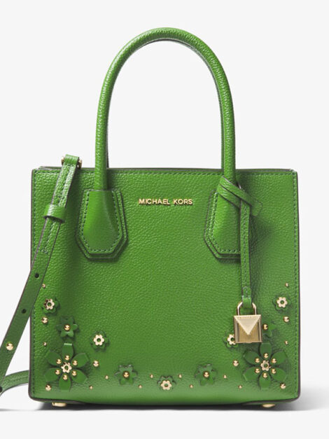 Michael Michael Kors Mercer Floral Leather Crossbody