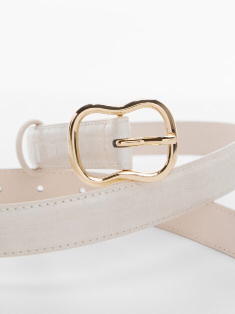 Crocodile-effect belt MANGO (talla small)