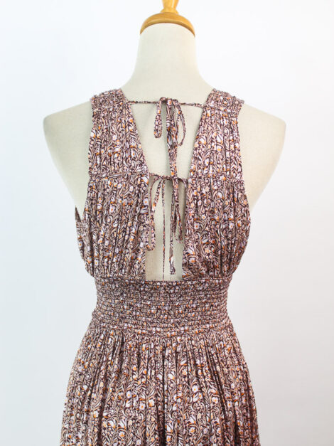 Gathered tie-back dress in mini floral J.CREW (talla 6) - Imagen 7