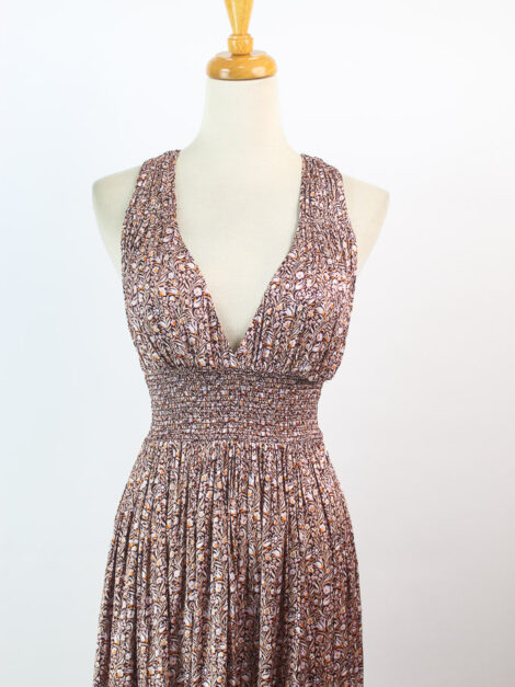 Gathered tie-back dress in mini floral J.CREW (talla 6) - Imagen 4