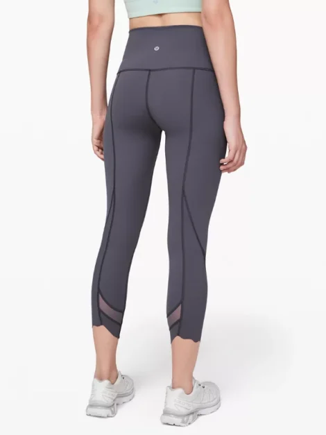 Lululemon Wunder Under Crop II *Roll Down Scallop Full-On Luxtreme 24" (talla 6) - Imagen 8