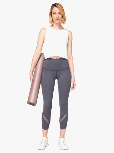 Lululemon Wunder Under Crop II *Roll Down Scallop Full-On Luxtreme 24" (talla 6) - Imagen 6
