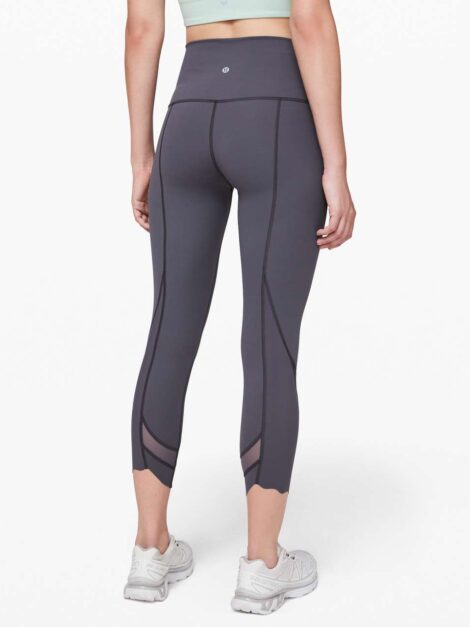 Lululemon Wunder Under Crop II *Roll Down Scallop Full-On Luxtreme 24" (talla 6) - Imagen 5