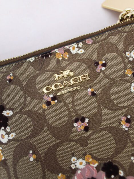 Coach Tote Signature Canvas with floral - Imagen 5