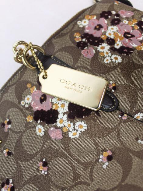 Coach Tote Signature Canvas with floral - Imagen 4