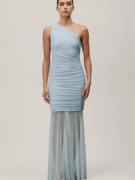 Ina Maxi Dress Blue in Mesh BAOBAB - Spring Summer 25 (talla XS)