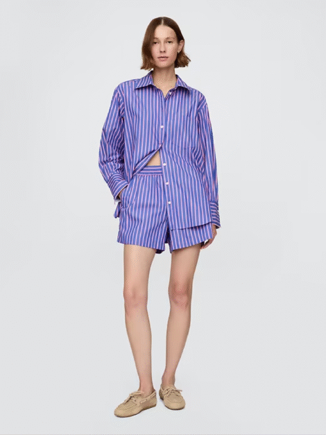Organic Cotton Poplin Boxer Shorts | Gap (talla small) - Imagen 8