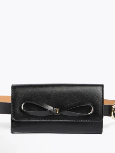 Kate Spade Bow Belt Bag in Black - Imagen 2