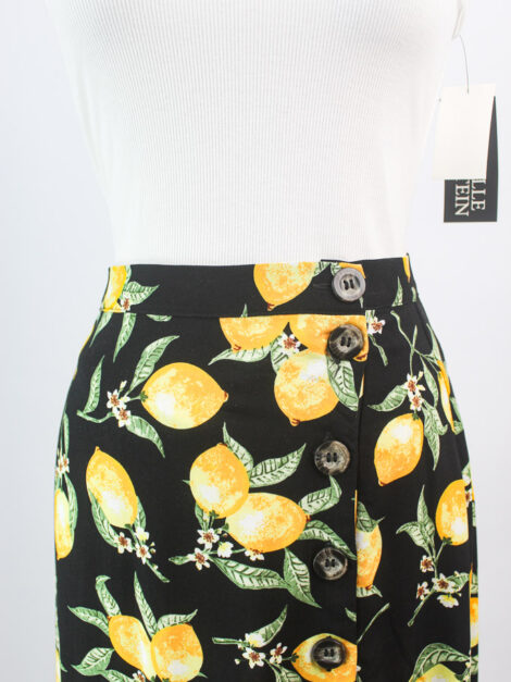 Lemon Midi skirt H&M (talla small) - Imagen 4