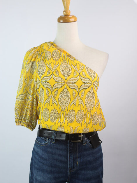 One shoulder Flying tomato top (talla L)