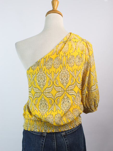 One shoulder Flying tomato top (talla L) - Imagen 2