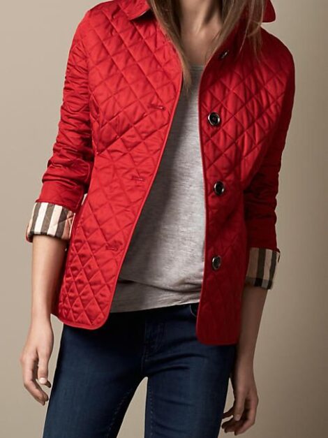 BURBERRY Brit Quilted Jacket (talla small) - Imagen 10