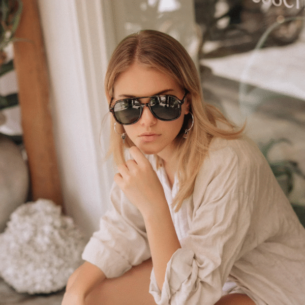 SOJOS Retro Polarized Aviator Sunglasses