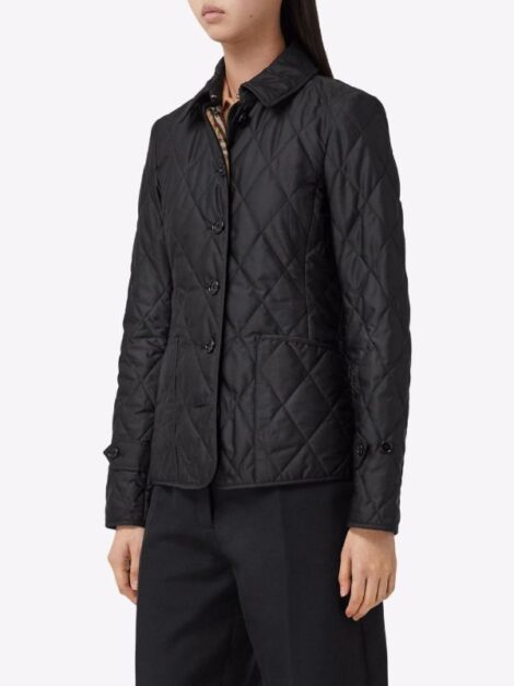 BURBERRY Diamond Quilted Jacket (talla small)