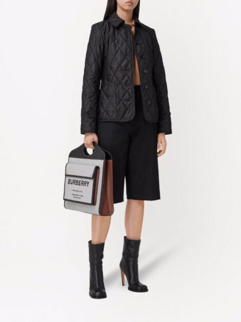 BURBERRY Diamond Quilted Jacket (talla small) - Imagen 6